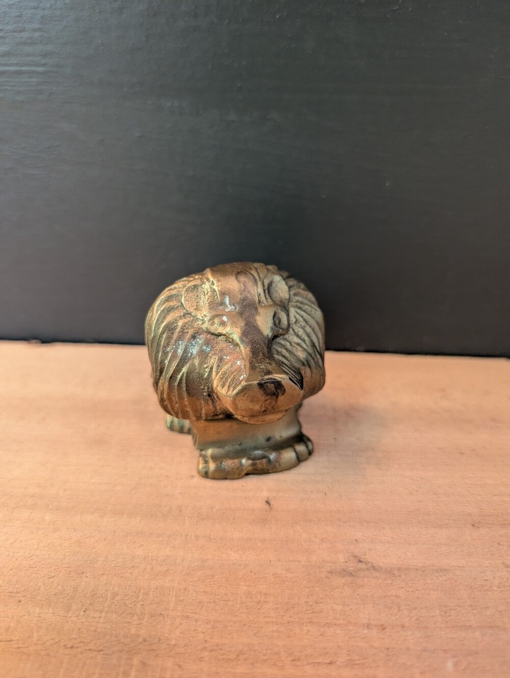 Vintage Brass Little Lion